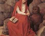 罗吉尔 凡 德 韦登 : St Jerome and the Lion